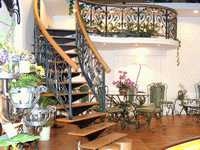 Ornate baroque staircase design
